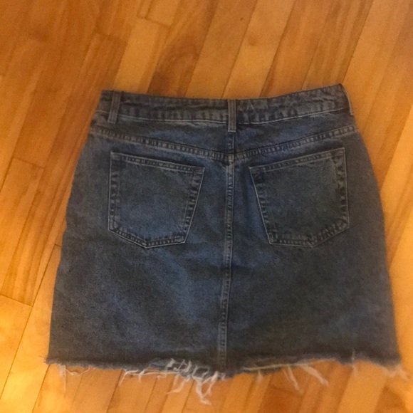 Topshop Embellished Denim Skirt - Picture 2 of 4